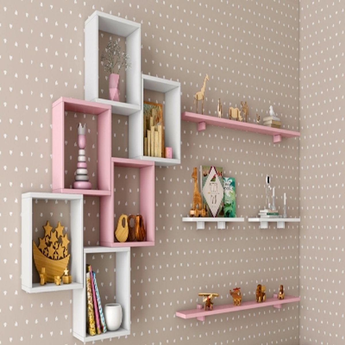 KIDSCOOL - Repisa Serenity Rosada