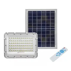 GENERICO - Foco Reflector Led Solar Focos Solares Exterior Control 200w