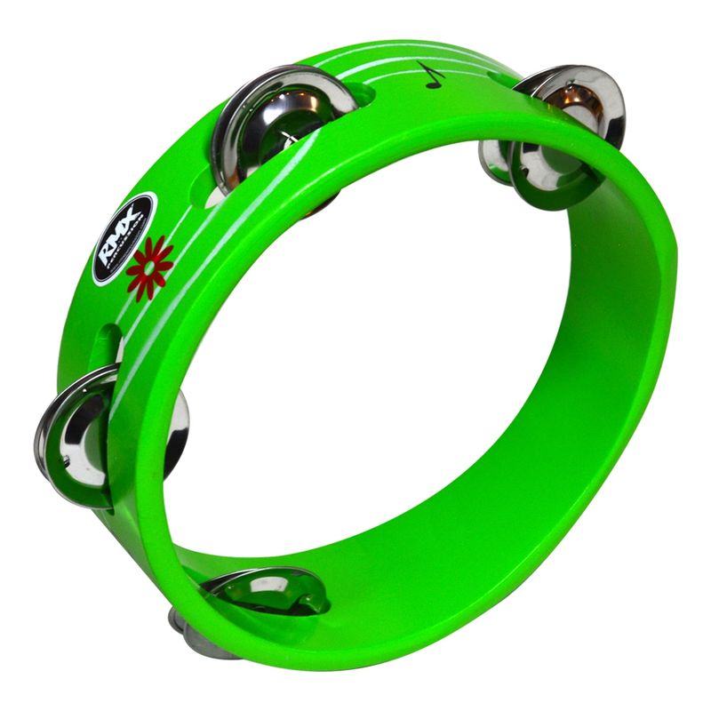 RMX - PANDERO DE MADERA 6 PARA NIÑOS VERDE RMX.