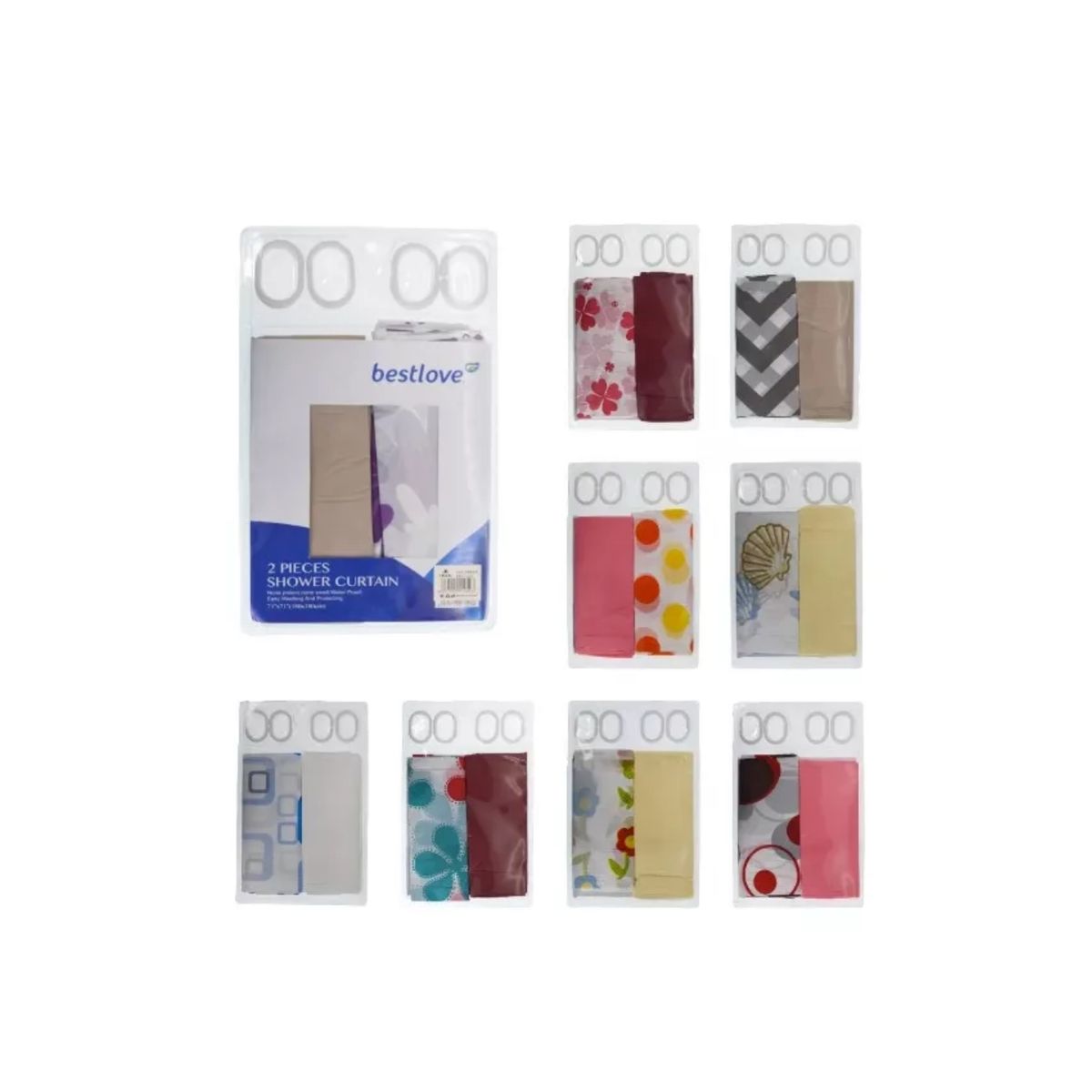 GENERICO - Cortina  Forro De Baño Ducha Impermeable 180x180cm