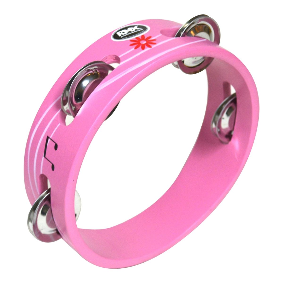 RMX - PANDERO DE MADERA 6 PARA NIÑOS ROSA RMX.