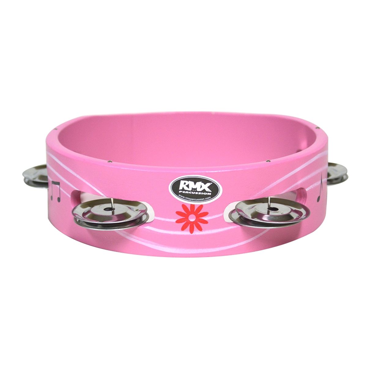 RMX - PANDERO DE MADERA 6 PARA NIÑOS ROSA RMX.