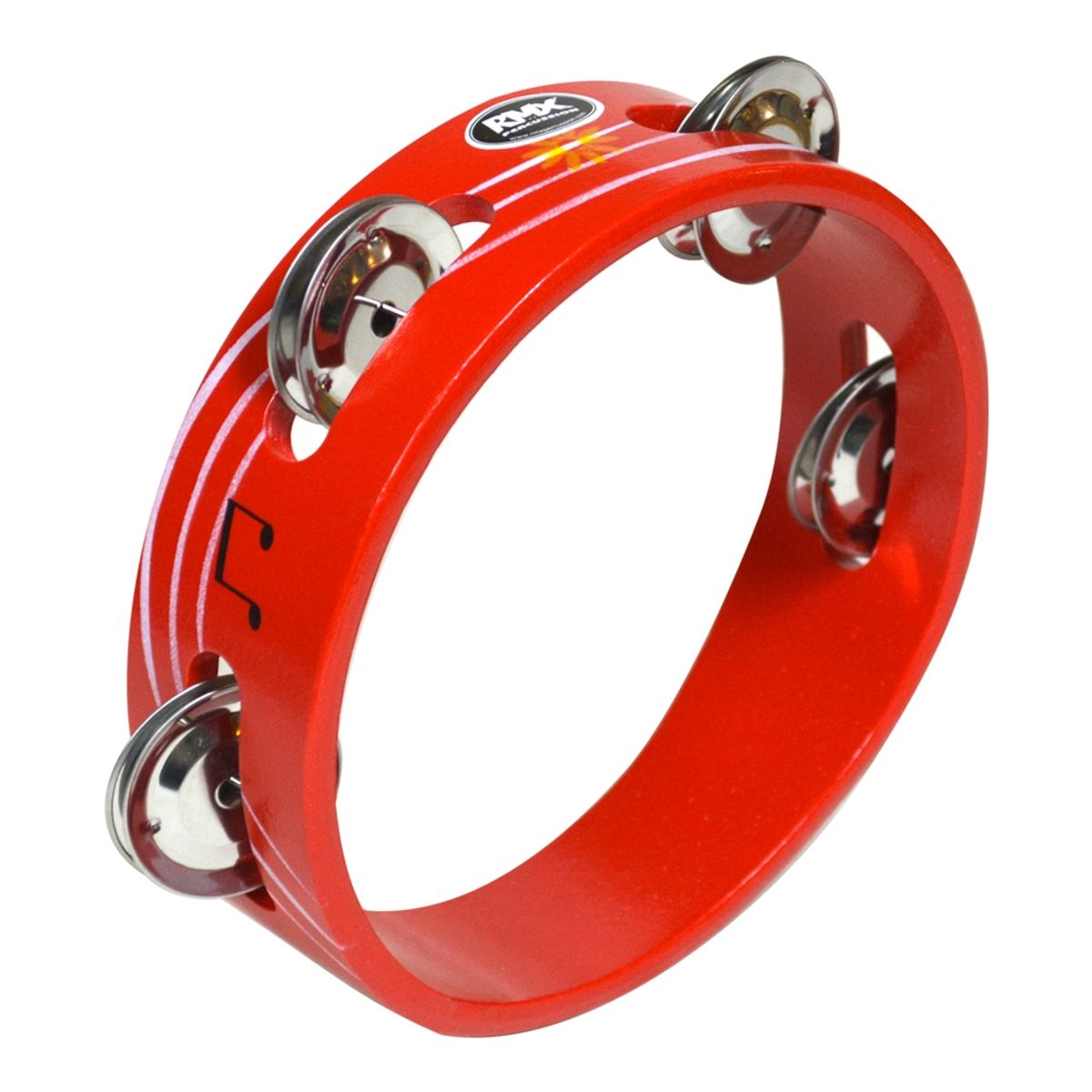 RMX - PANDERO DE MADERA 6 PARA NIÑOS ROJO RMX.