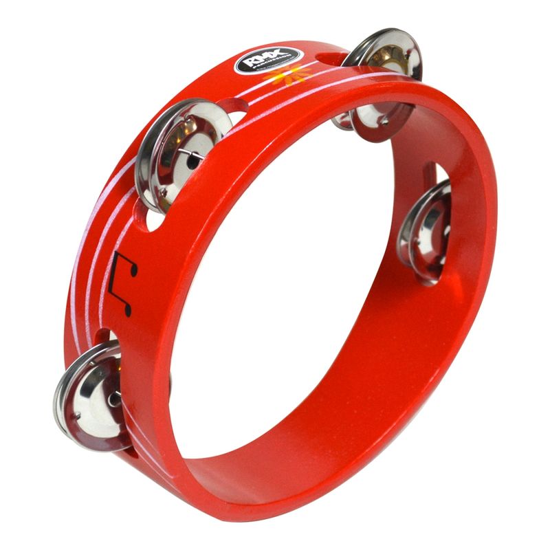 RMX - PANDERO DE MADERA 6 PARA NIÑOS ROJO RMX.