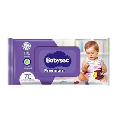 Imagen 2 del producto Toallitas Húmedas Premium 12 Paq De 70 Un
