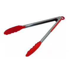 GENERICO - Pinzas Tenazas Cocina Asados Bbq Comedor Acero Inox Silicona