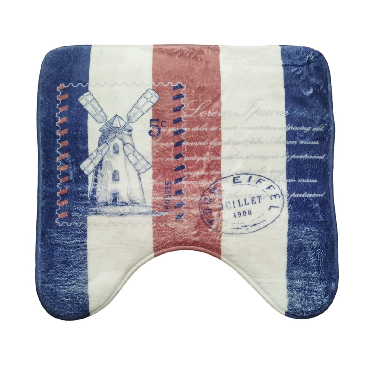 BATHLUX - Alfombra Antideslizante Impresión Molino 45x45cm