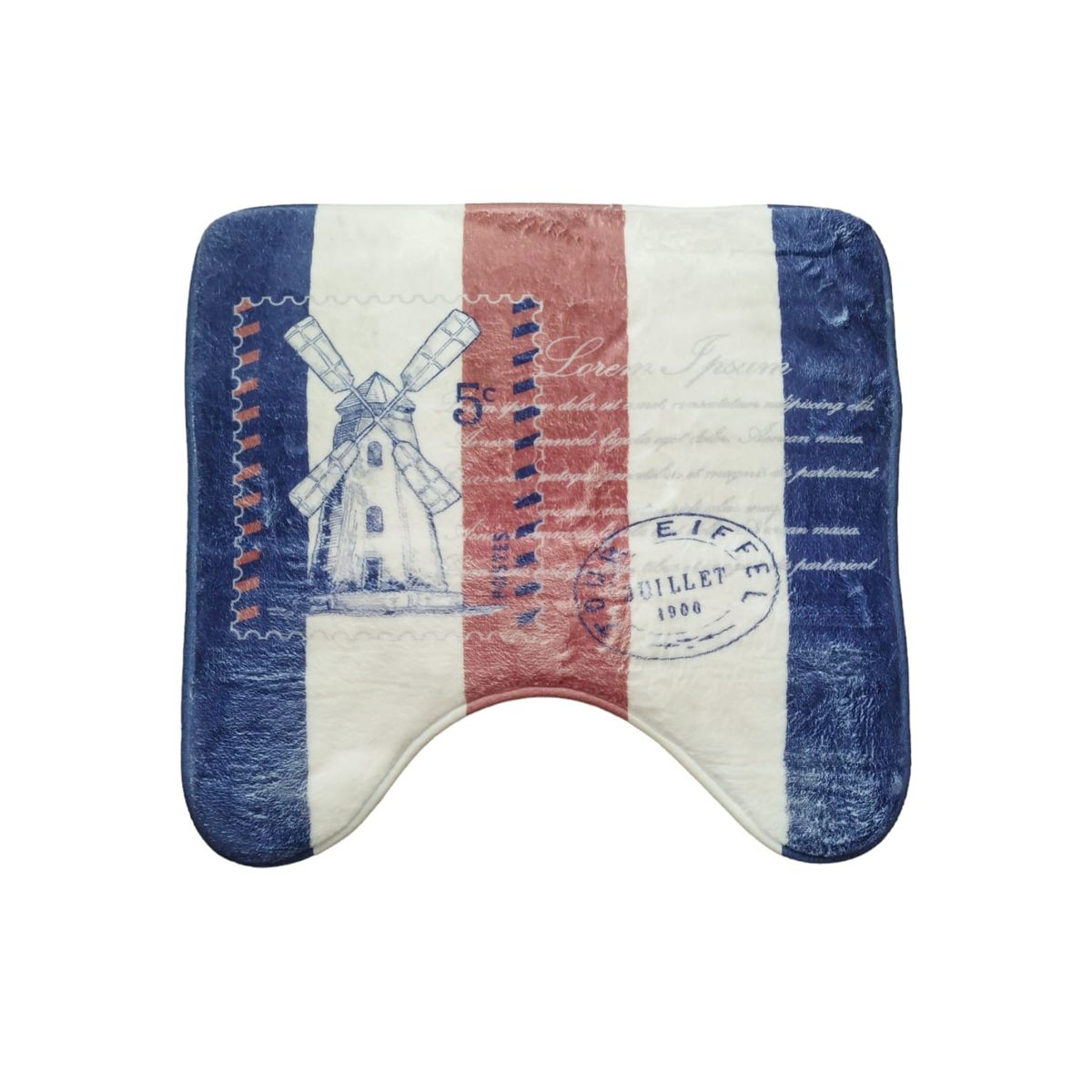 BATHLUX - Alfombra Antideslizante Impresión Molino 45x45cm