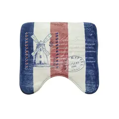 BATHLUX - Alfombra Antideslizante Impresión Molino 45x45cm