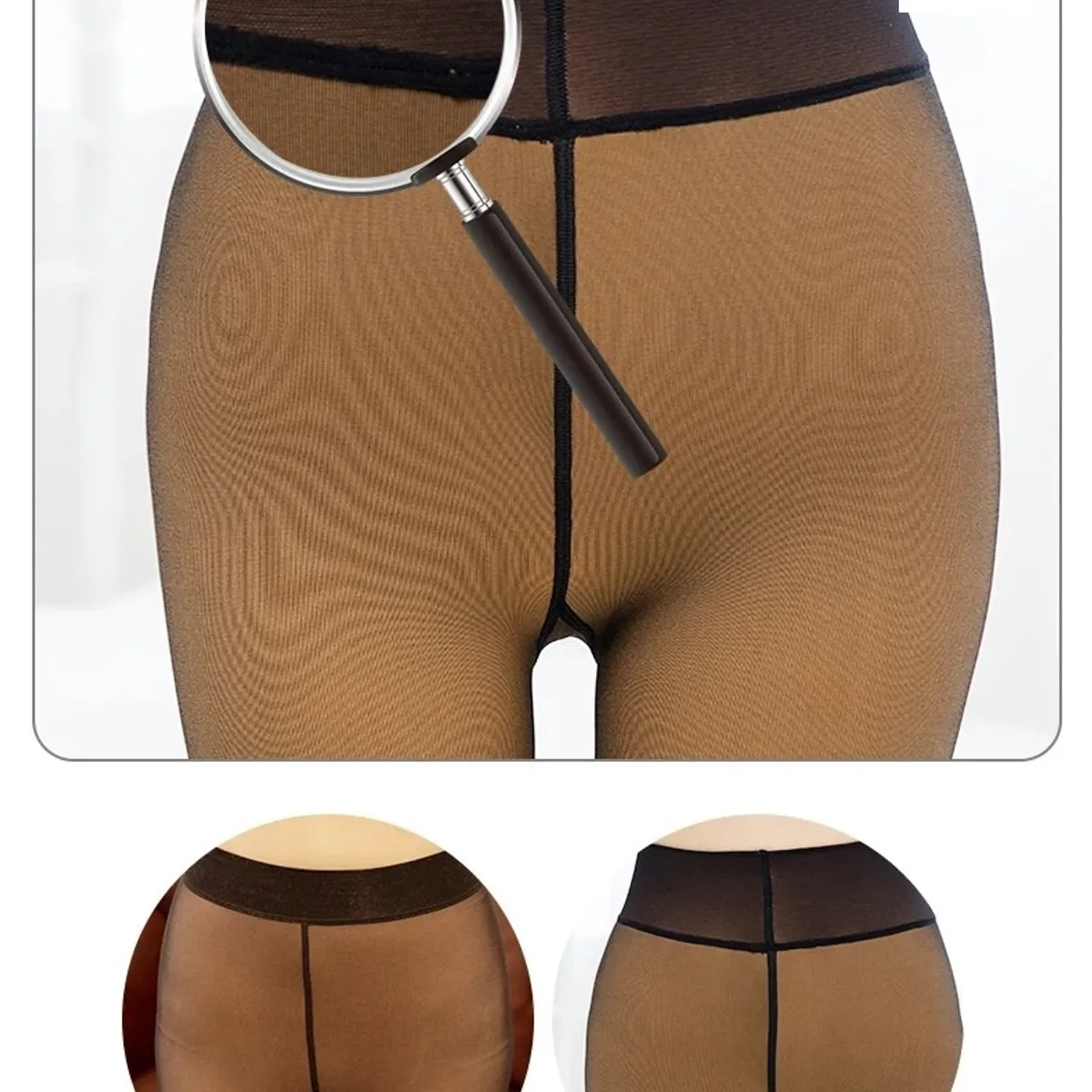 GARSIL - Panty Gruesa Con Efecto Piel Con Forro De Polar Para Mujer