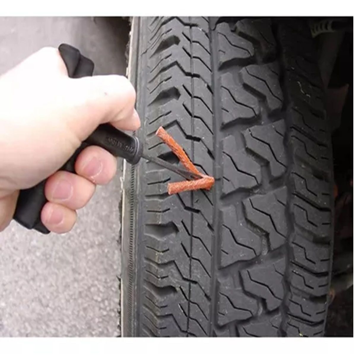 GENERICO - Kit Reparacion Pinchazos Llanta Neumático Automovil Moto