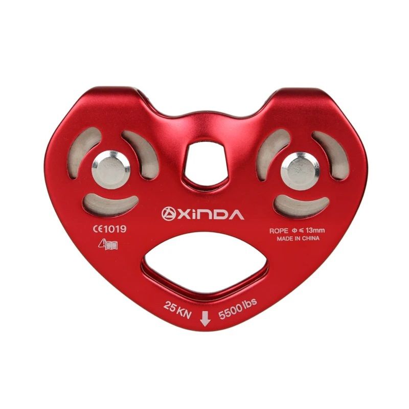 GENERICO - Polea Xinda Double Pulley Rojo