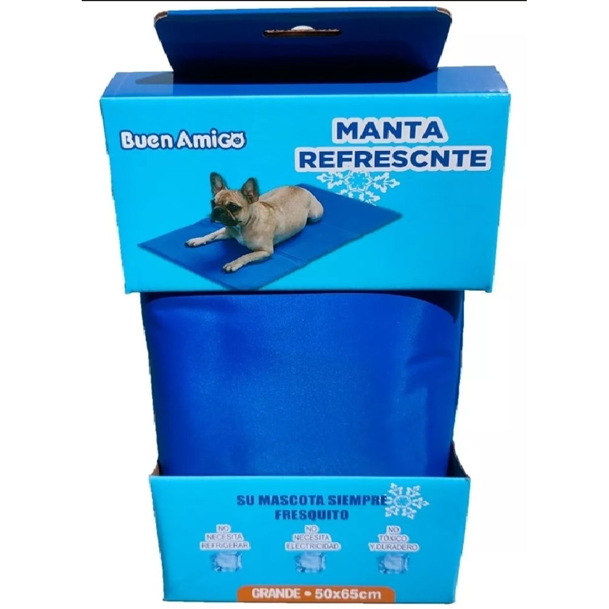 GENERICO - Manta Refrigerante Para Mascotas 65x50cm