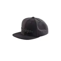 TROY LEE DESIGNS - Jockey Snapback Signature Gris - Gris Oscuro