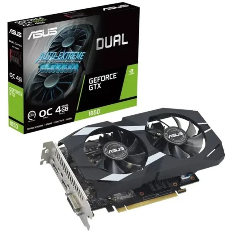 ASUS - Tarjetas Gráficas NVIDIA Video NVIDIA GeForce DUAL GTX1650 4GD6