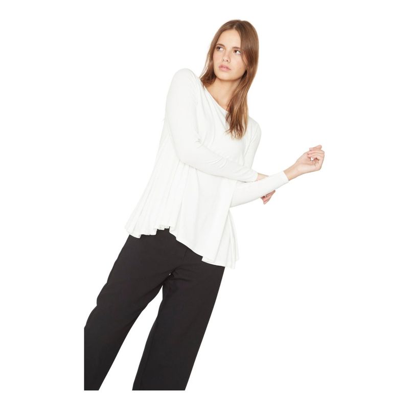 JACINTA TIENDA - Polera Bianca campana III blanca Jacinta Tienda