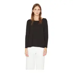 JACINTA TIENDA - Polera Bianca campana III negra