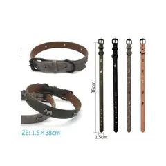 GENERICO - Collar Para Perro Color Negro Con Diseño 38cm