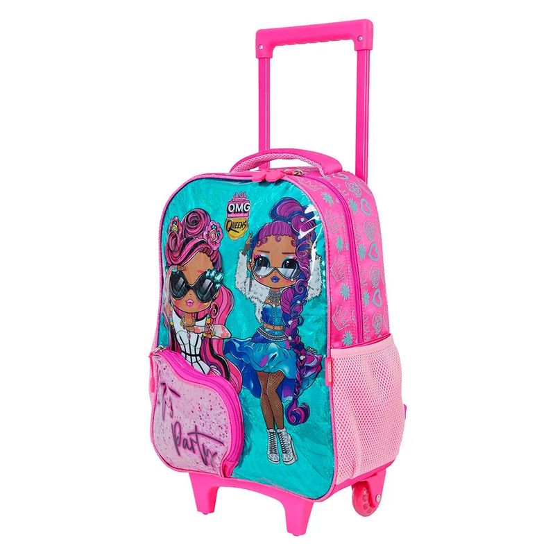 LOL SURPRISE - MOCHILA RUEDAS ORIGINAL OMG LOL SURPRISE ROSA OMG017-BP135T