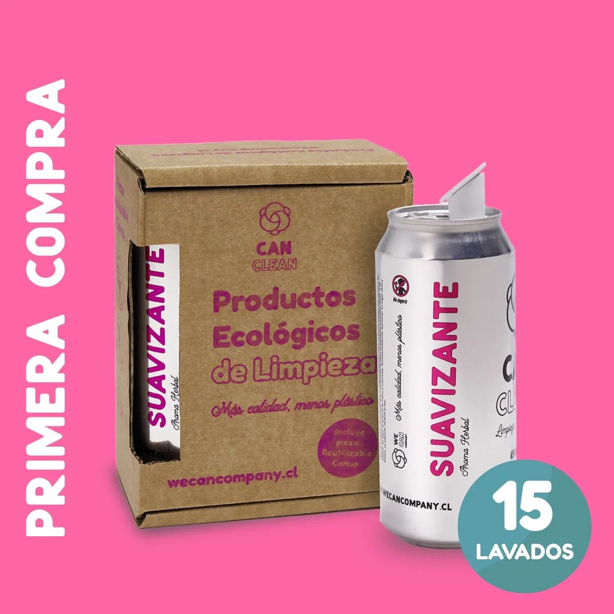 WE CAN COMPANY - Suavizante en Lata Hiperconcentrado 450 mL (Primera Compra)