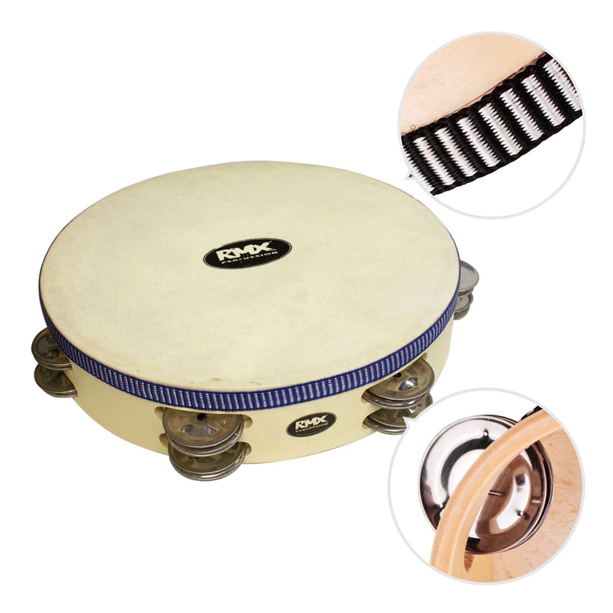 RMX - PANDERETA DOBLE 9 PULGADAS MOD.PA-924 RMX.
