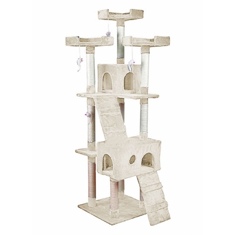 SDFIT - Rascador casa de gato Beige modelo CAT608SA-V