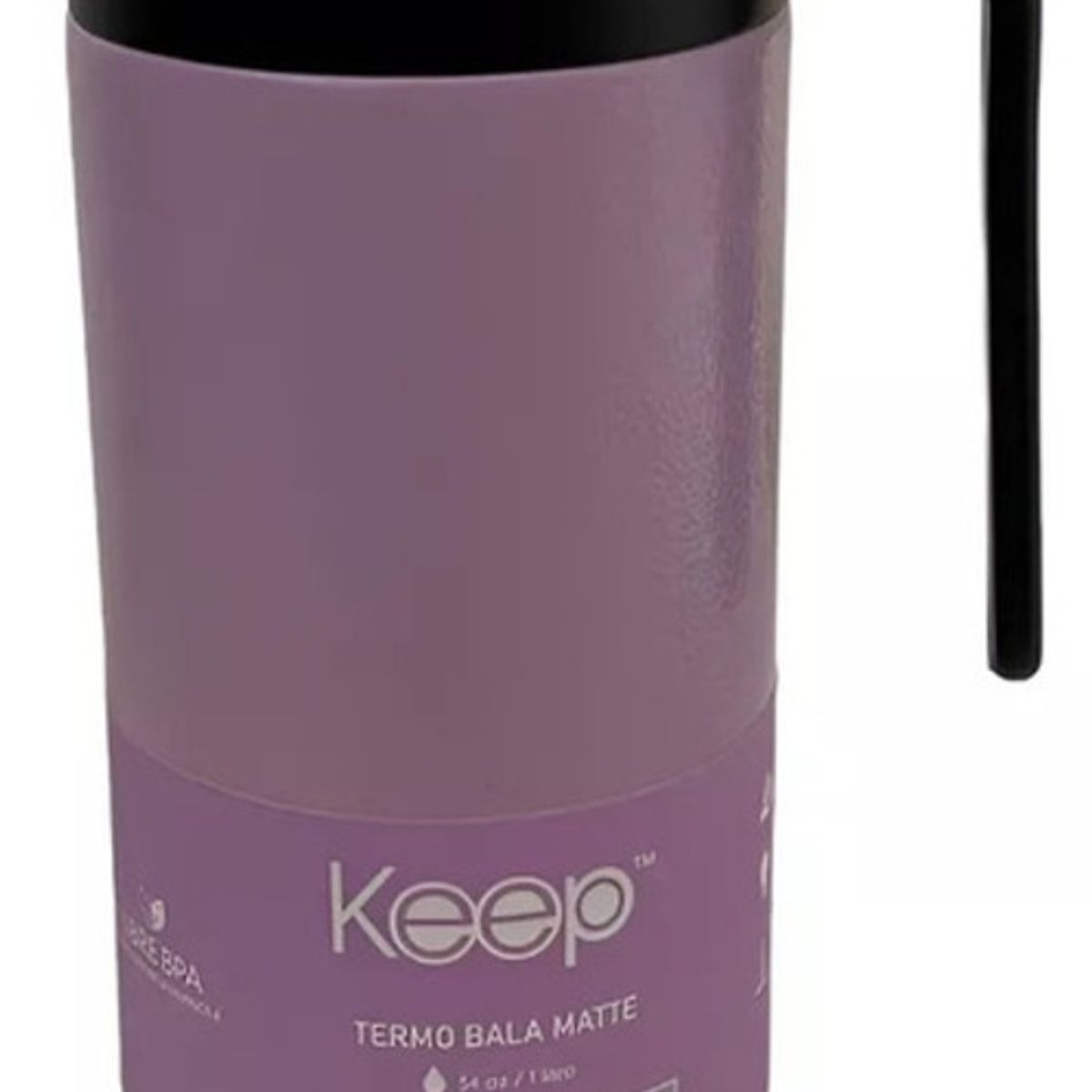 KEEP - KEEP TERMO BALA MATE 1 LT CON PUNTA DOSIFICADORA COLOR LILA