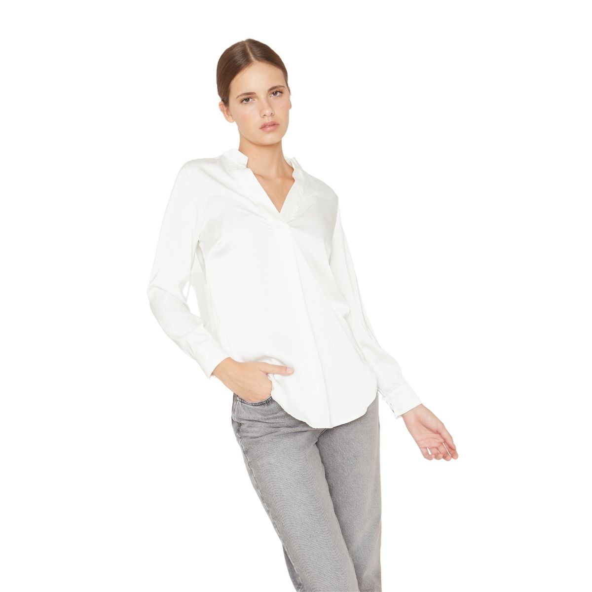JACINTA TIENDA - Blusa Lily II blanca Jacinta Tienda
