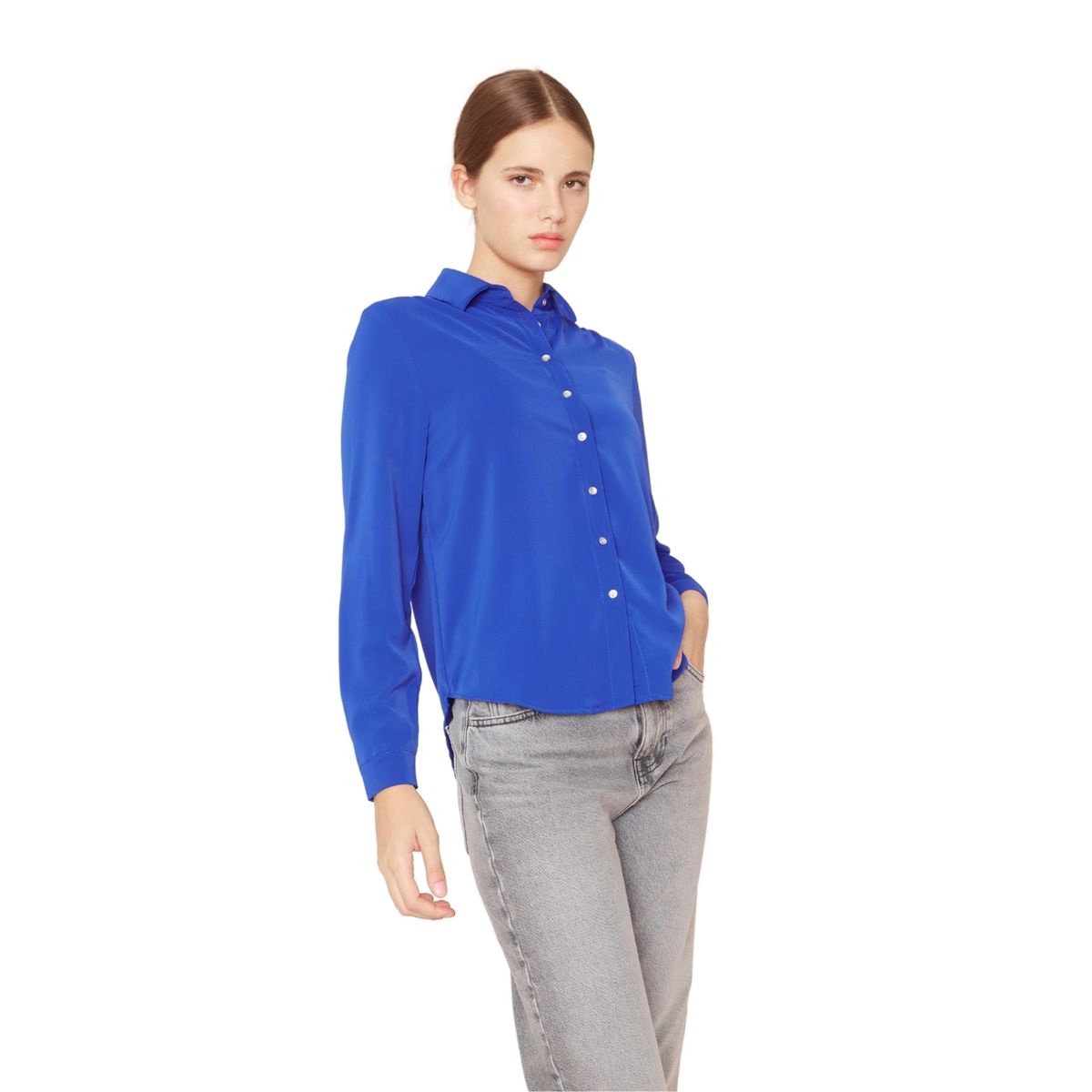 JACINTA TIENDA - Blusa Sara III azul Jacinta Tienda