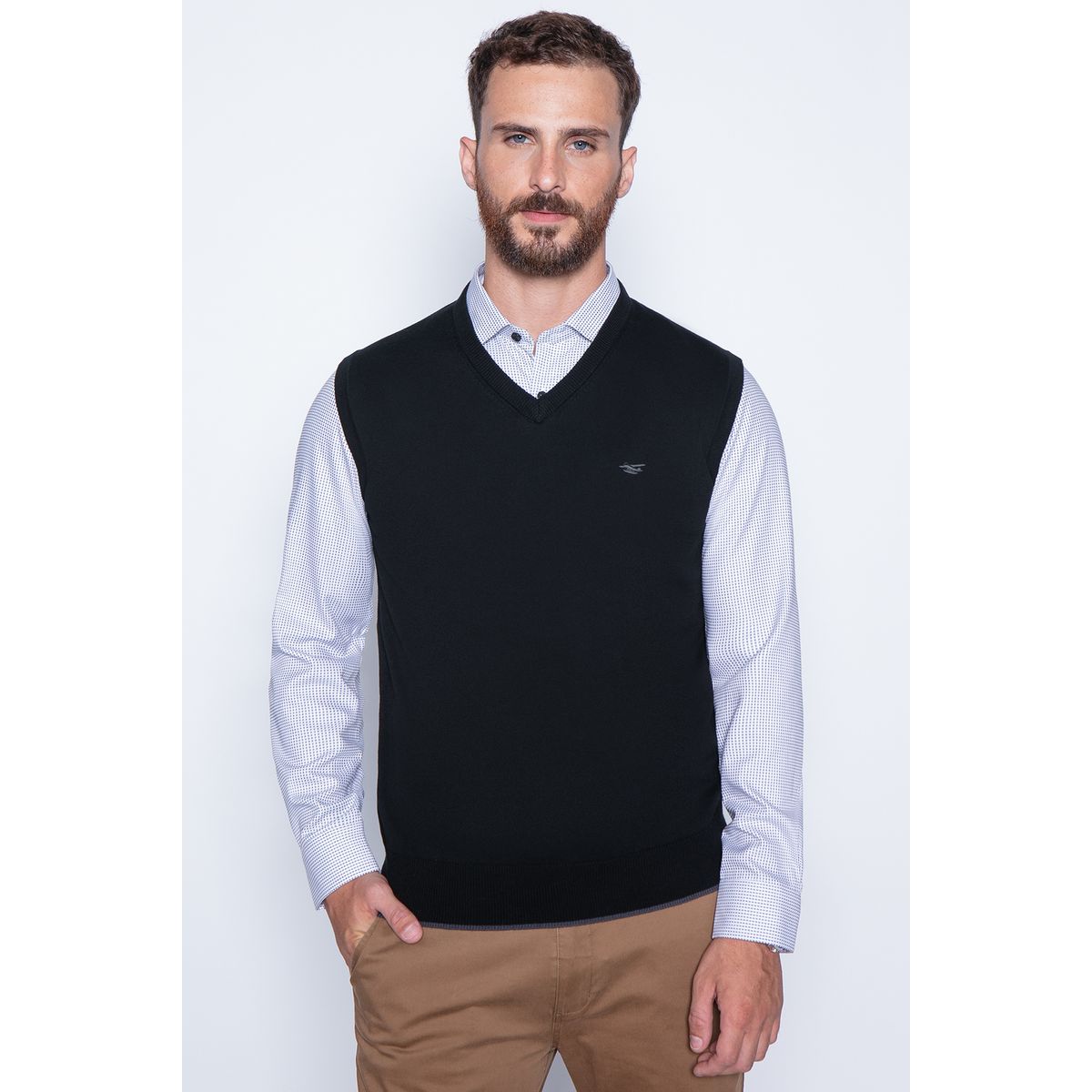 FEROUCH - Sweater Smart Casual W/S Negro Ferouch