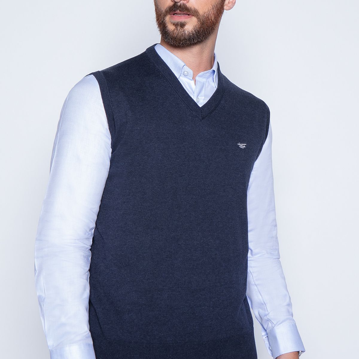 FEROUCH - Sweater Smart Casual W/S Azul Ferouch