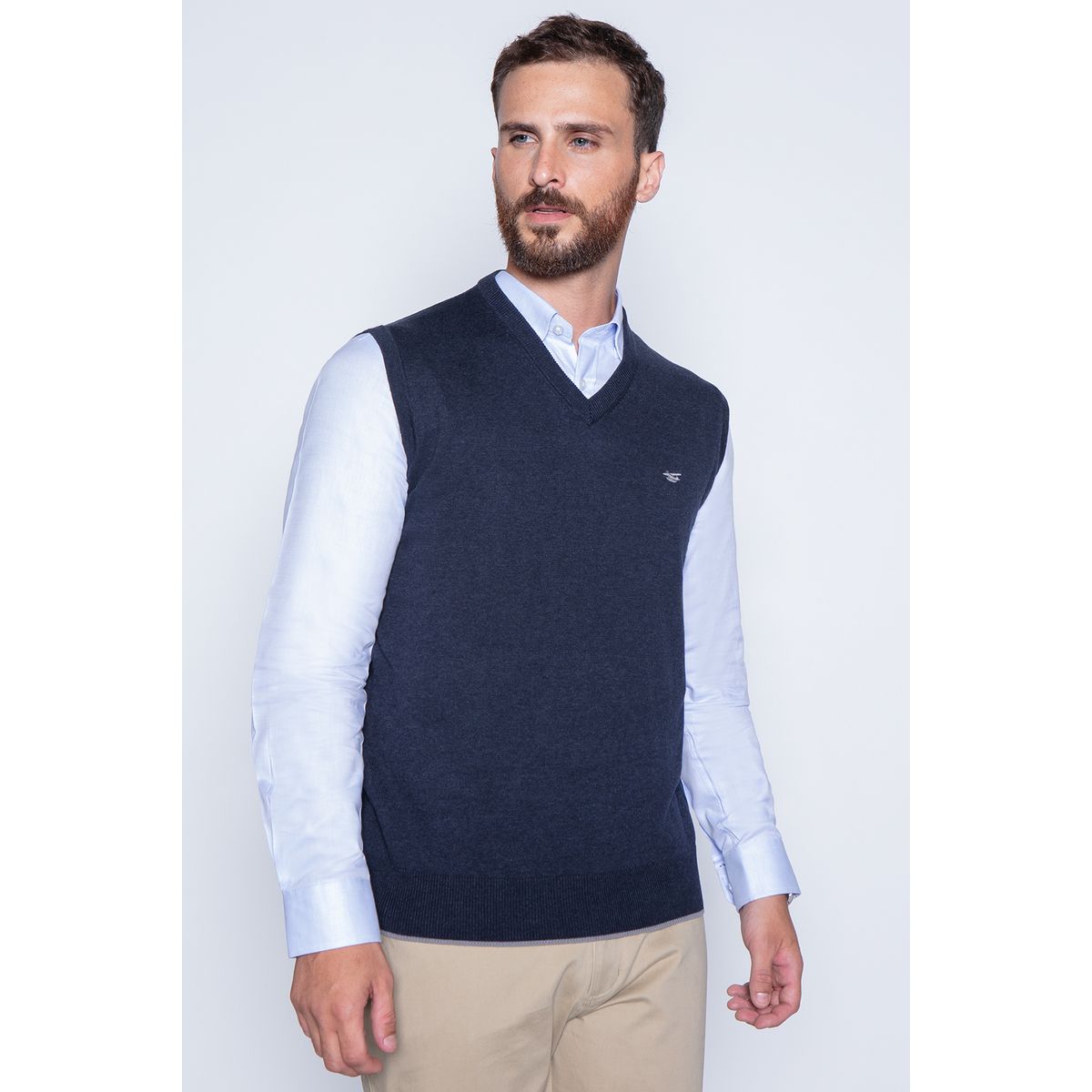 FEROUCH - Sweater Smart Casual W/S Azul Ferouch