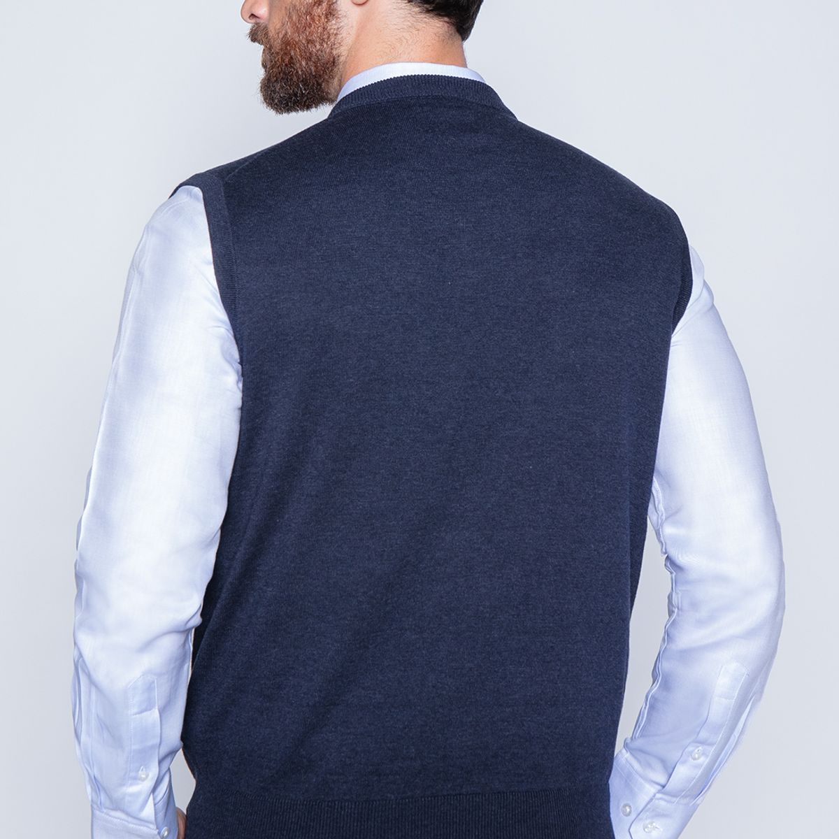 FEROUCH - Sweater Smart Casual W/S Azul Ferouch
