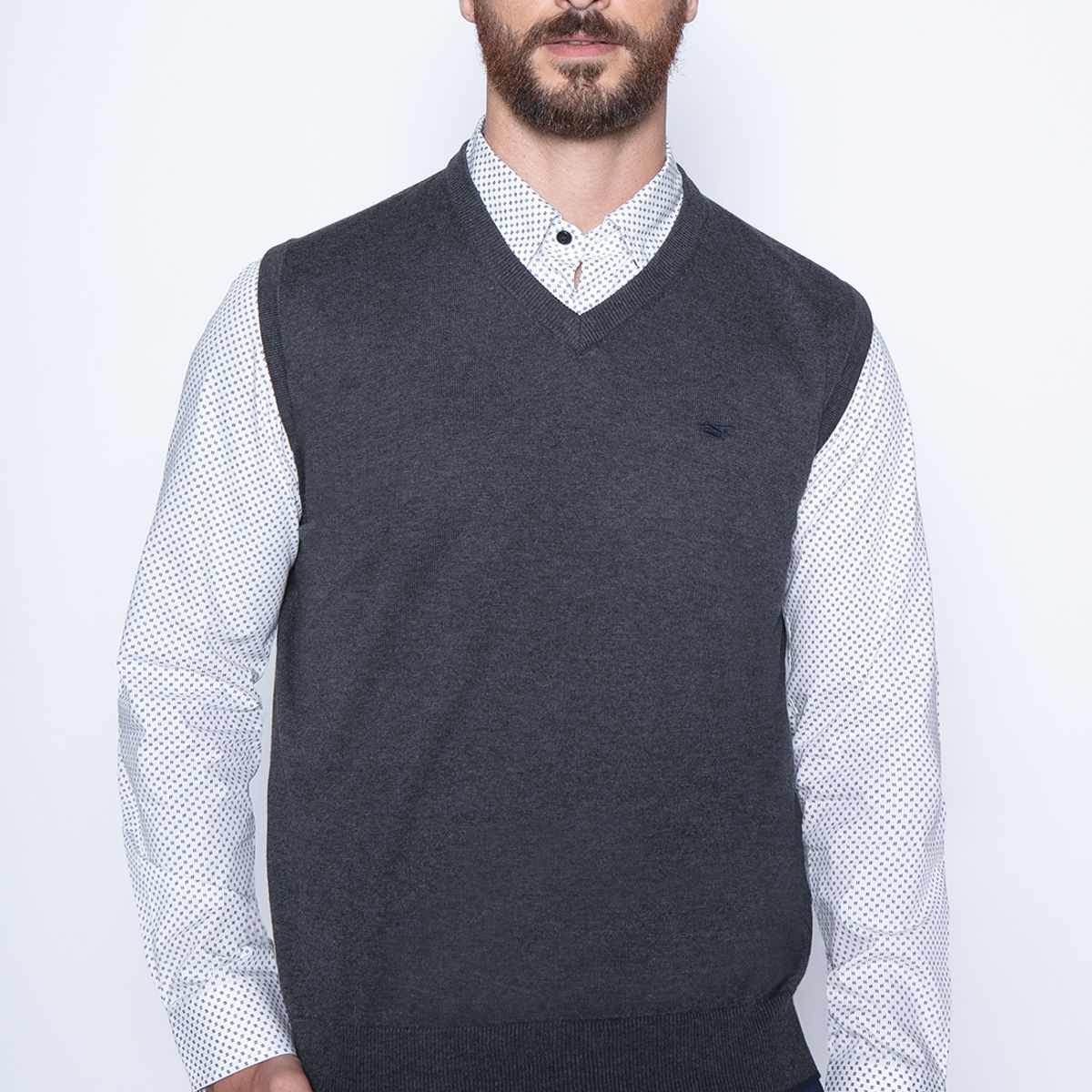 FEROUCH - Sweater Smart Casual W/S Gris Ferouch