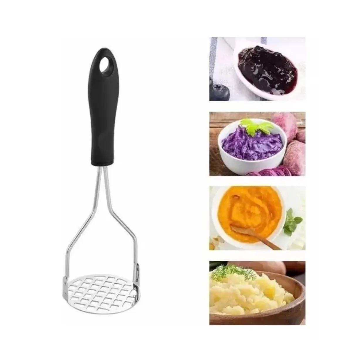 GENERICO - Moledor De Papas Utensilio Triturador Puré 24cm