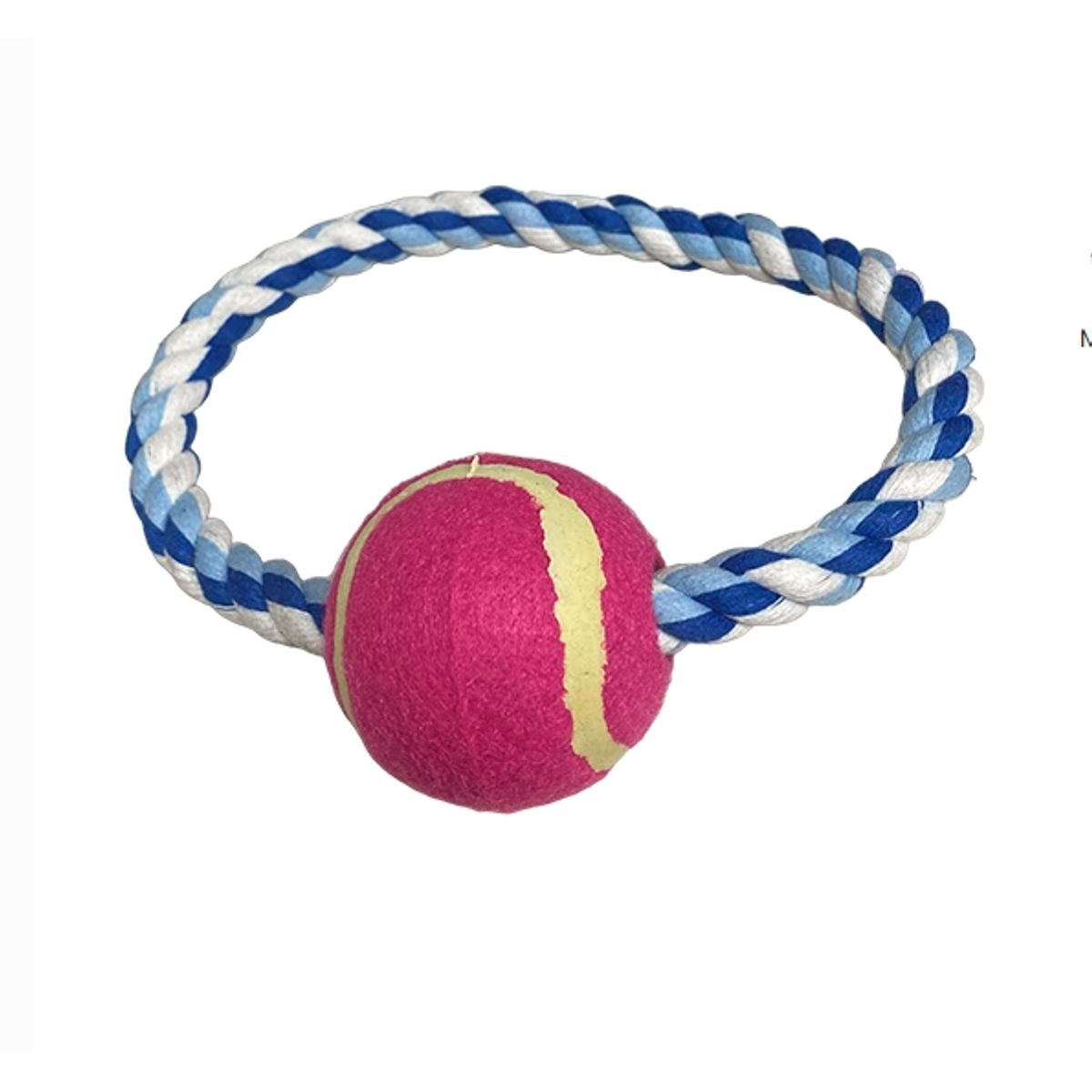 GENERICO - Juguete Para Perros Pelota De Tenis Cuerda Mascota