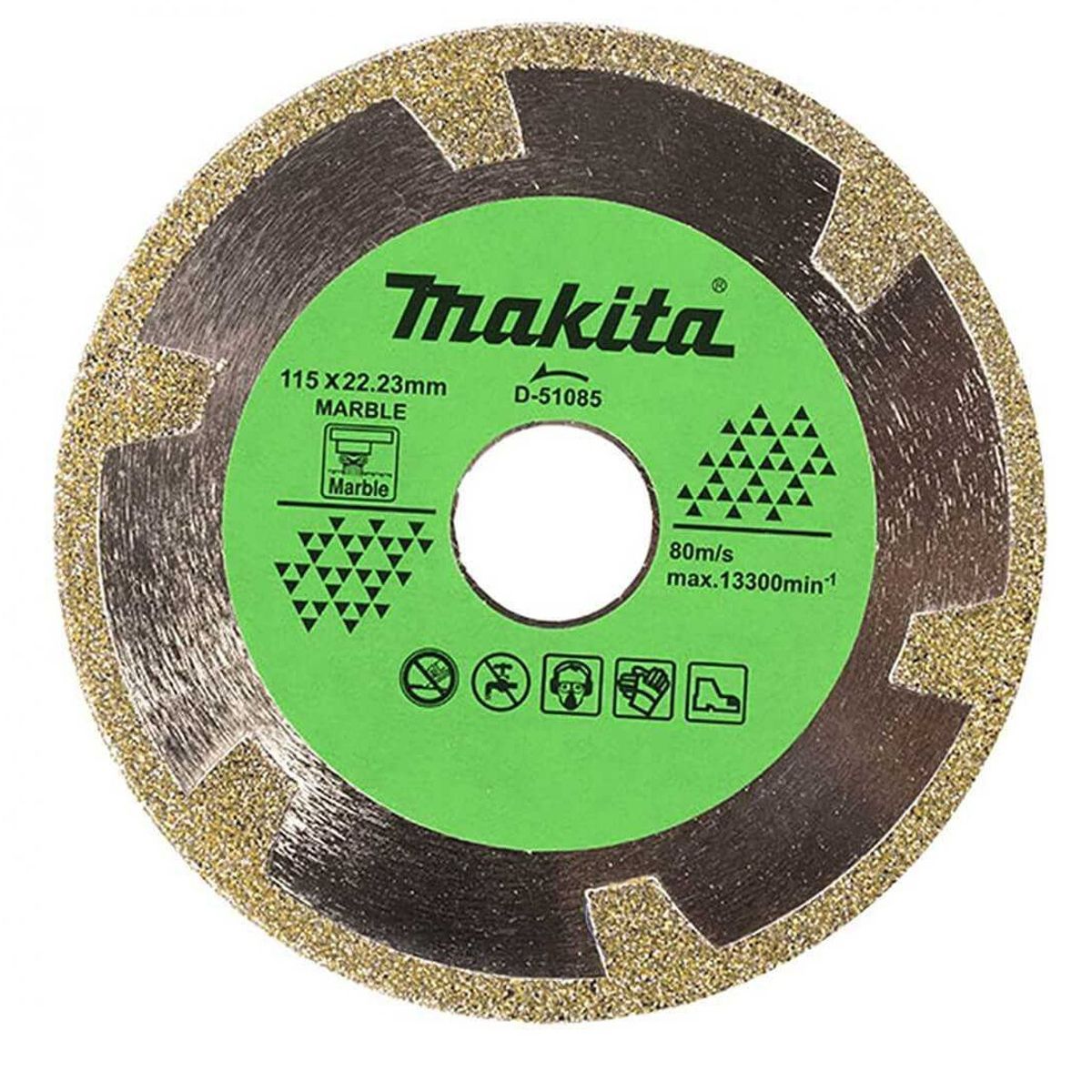 MAKITA - Disco Diamantado Electrochapado 115 x 22,23 mm Makita D-51085