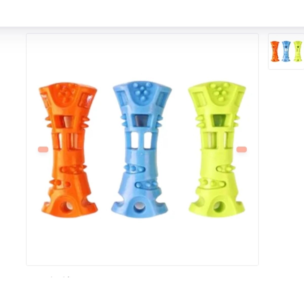 GENERICO - Juguete Hueso Mediano Tipo Hueso Goma Mascota