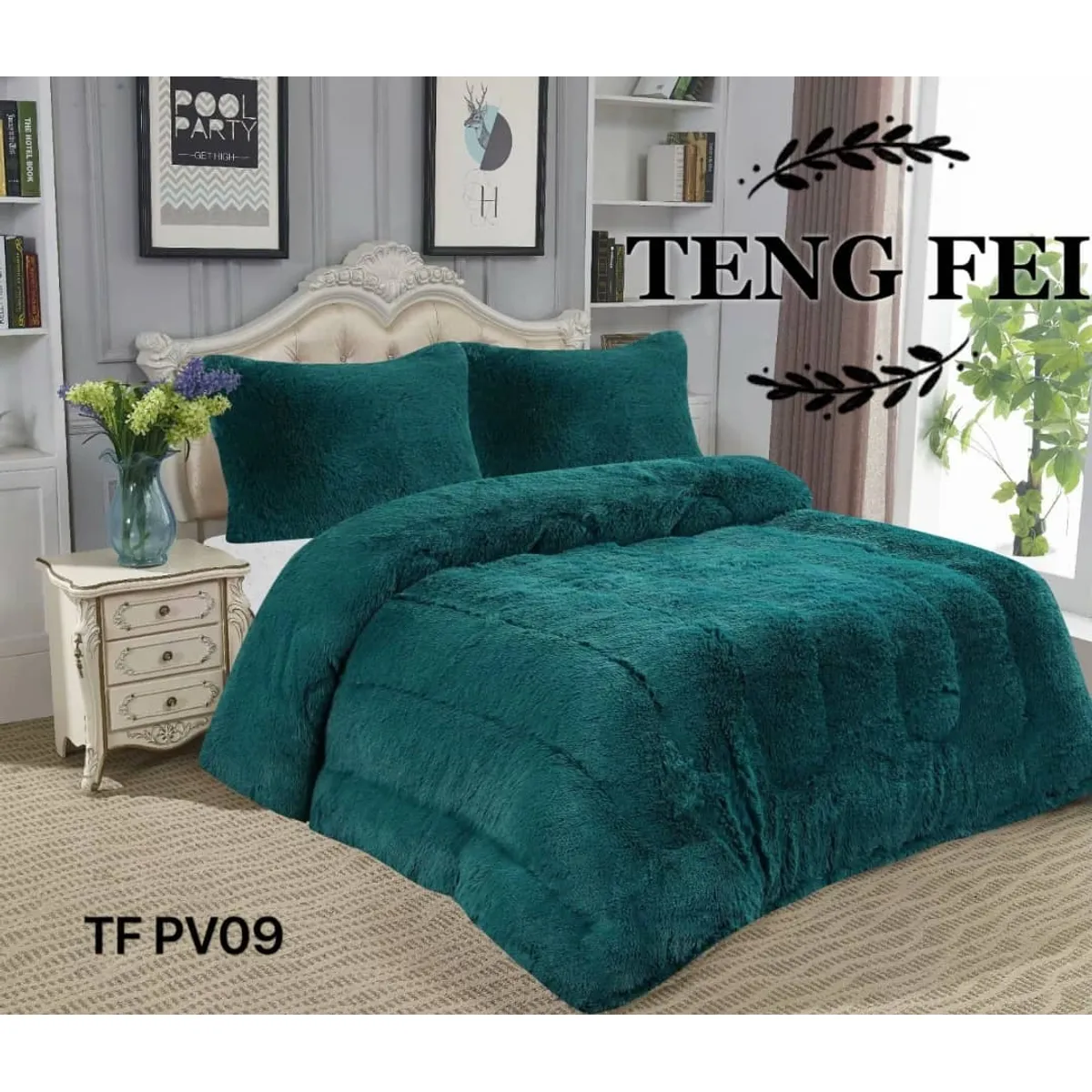 GENERICO - Cubrecama Invierno Polar Chiporro 1.5 Plaza 180x230cm Tf