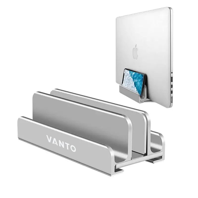 GENERICO - Soporte Base Vertical Acero Para Mac Macbook Notebook Vanto