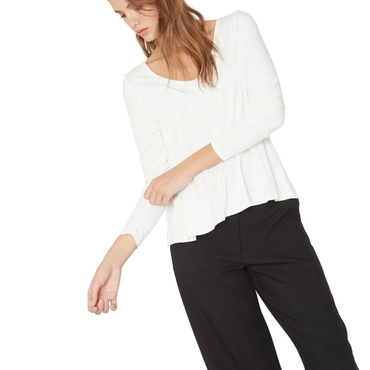 JACINTA TIENDA - Polera Frida III blanca Jacinta Tienda