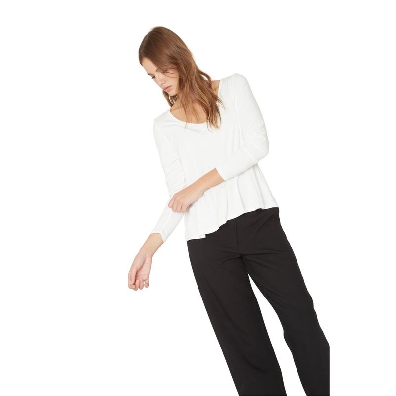 JACINTA TIENDA - Polera Frida III blanca Jacinta Tienda
