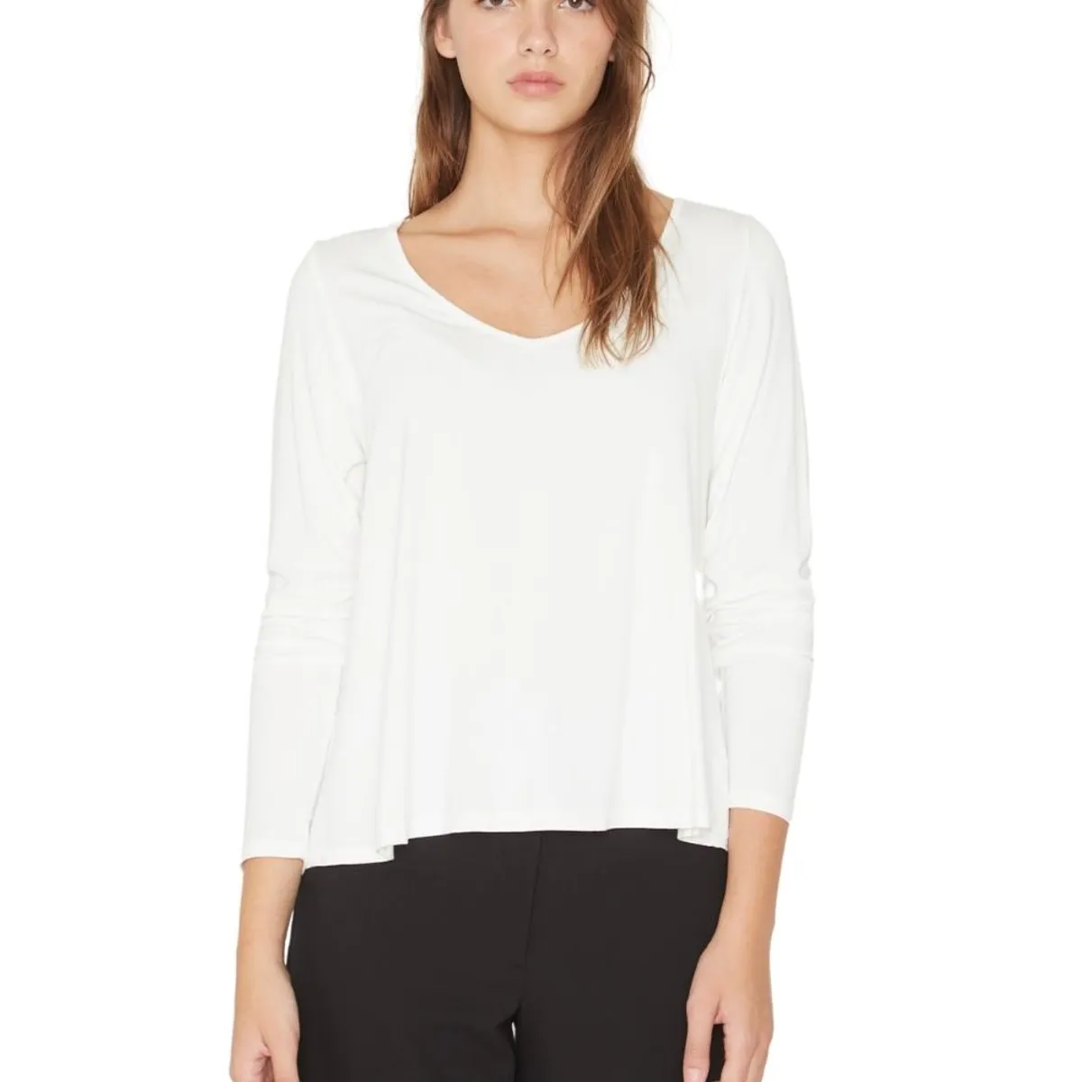 JACINTA TIENDA - Polera Frida III blanca Jacinta Tienda