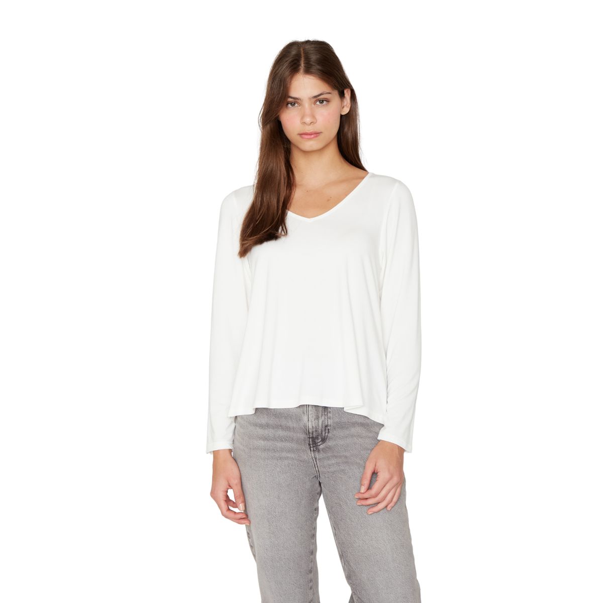 JACINTA TIENDA - Polera Frida III blanca Jacinta Tienda