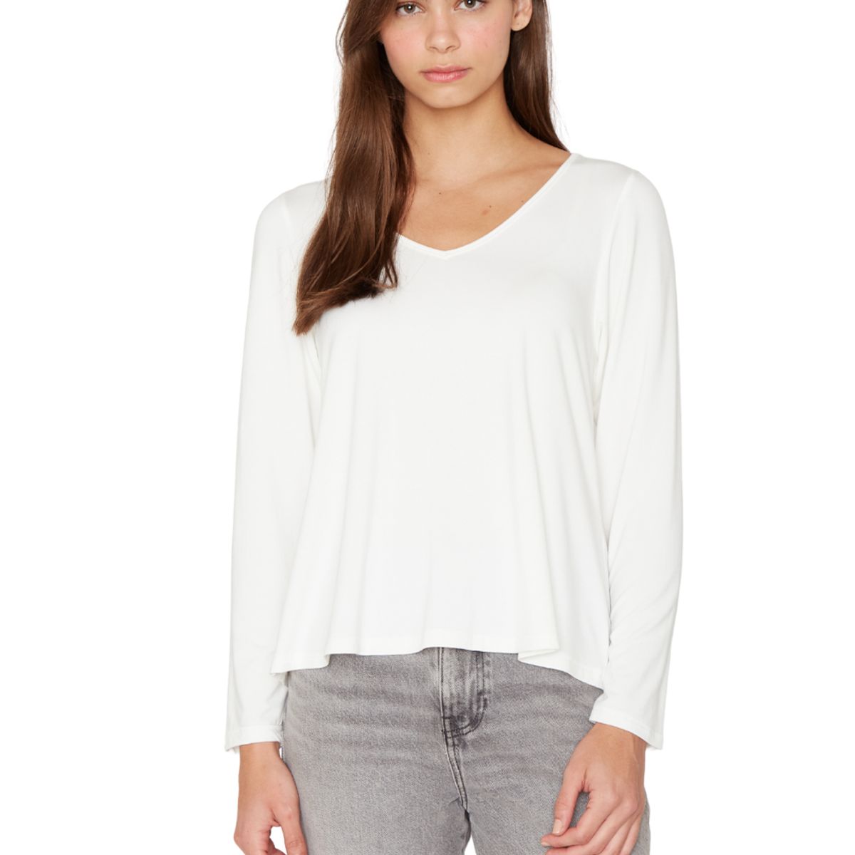 JACINTA TIENDA - Polera Frida III blanca Jacinta Tienda