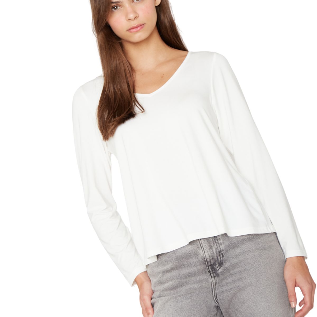 JACINTA TIENDA - Polera Frida III blanca Jacinta Tienda