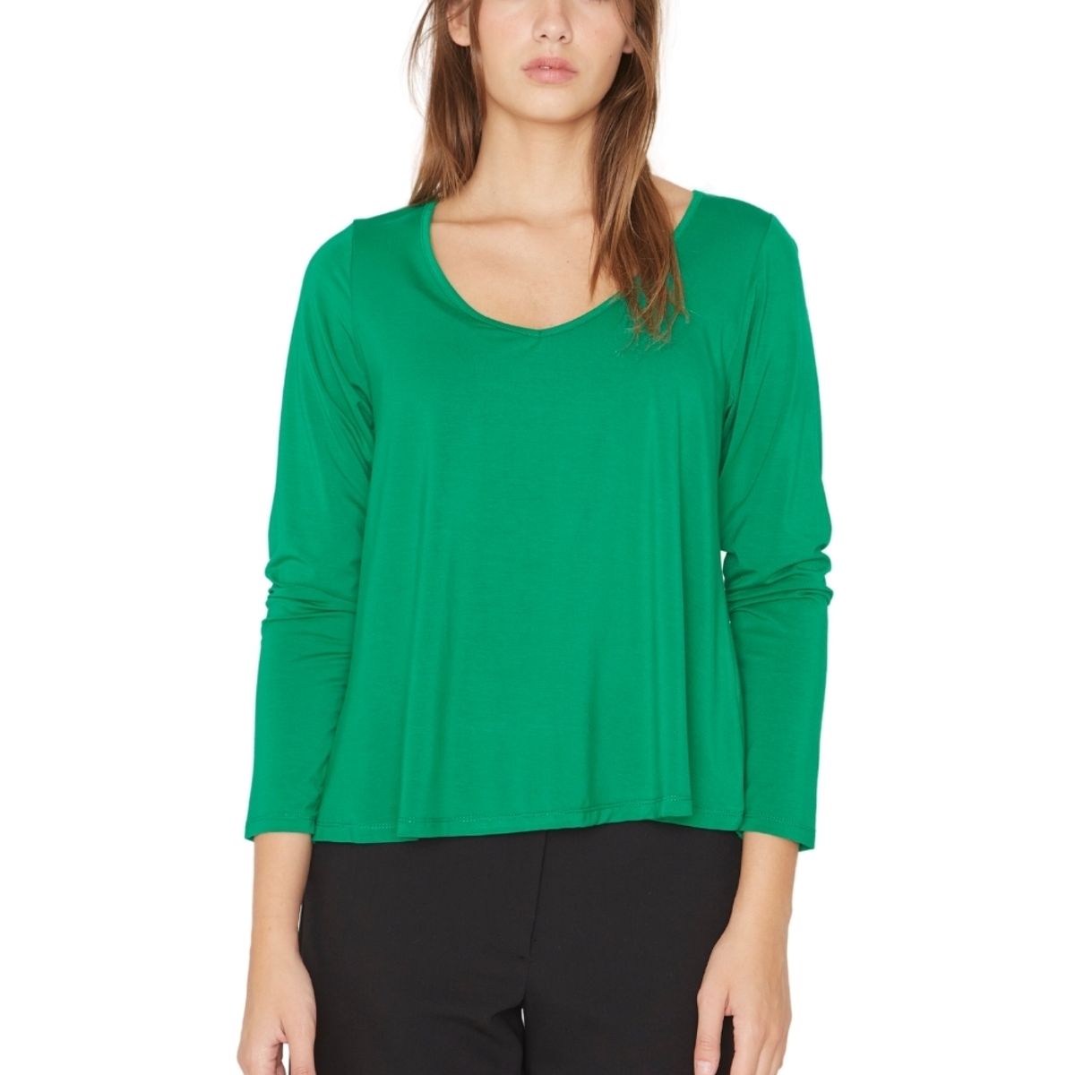 JACINTA TIENDA - Polera Frida III verde Jacinta Tienda