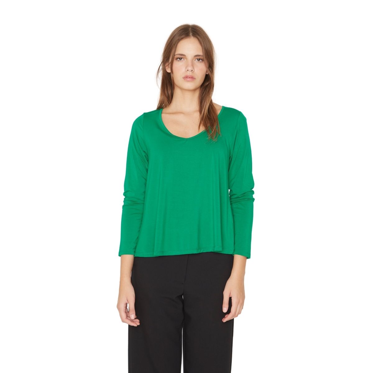 JACINTA TIENDA - Polera Frida III verde Jacinta Tienda