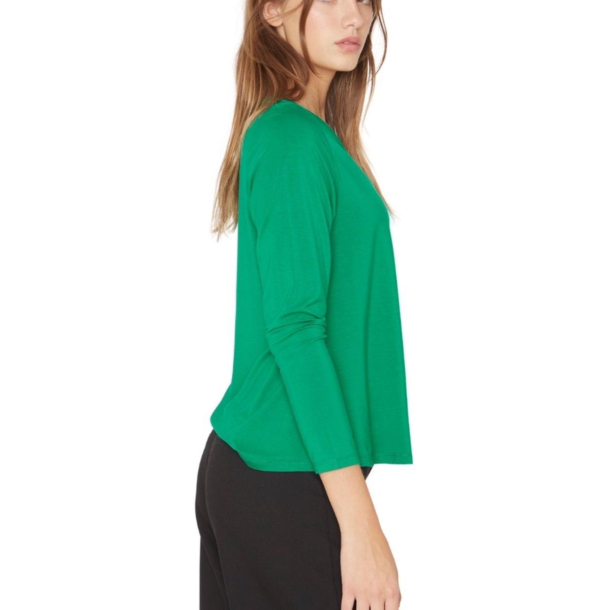 JACINTA TIENDA - Polera Frida III verde Jacinta Tienda