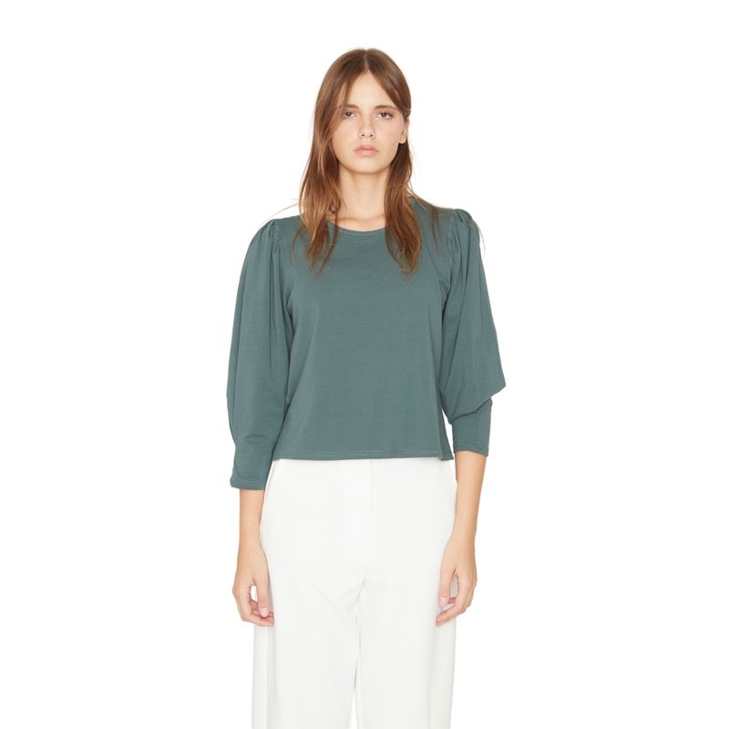 JACINTA TIENDA - Polera Alicia III petróleo Jacinta Tienda